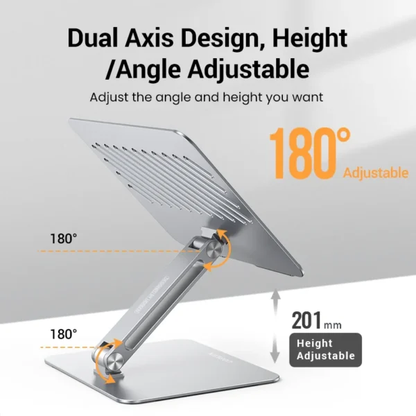 Foldable MacBook Stand – Portable & Adjustable Laptop Holder - Image 4