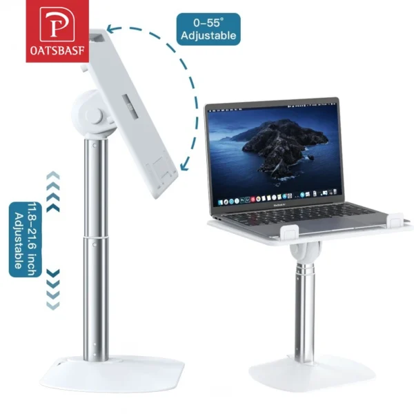 Foldable Portable MacBook Stand with Cooling Bracket Support