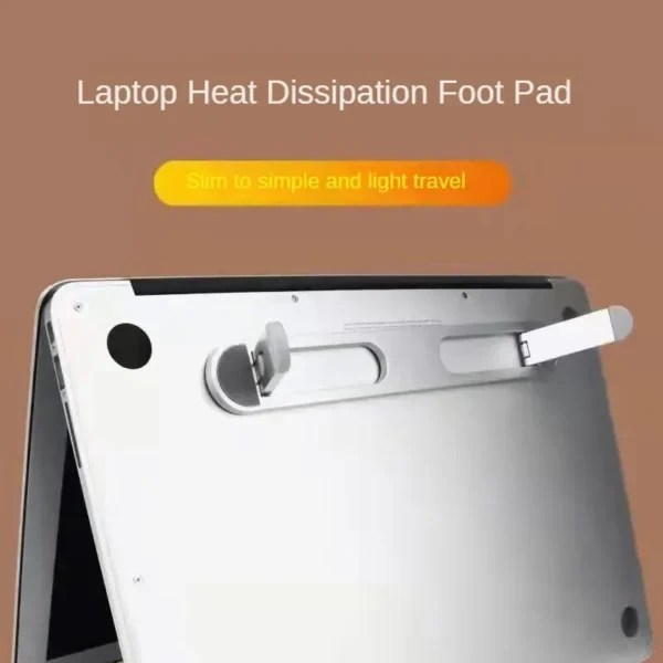 Invisible MacBook Stand – Portable Laptop Riser with Cooling Pad