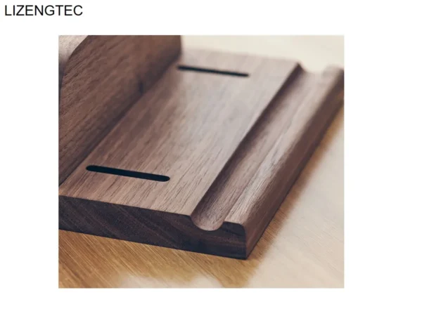 Wooden Laptop Stand For Laptop, Tablet, Mobile, Walnut, Beech Design - Image 4