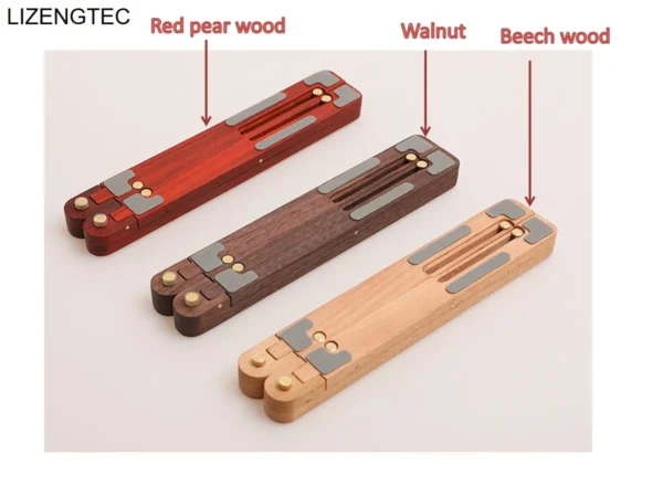 Wooden Laptop Stand Foldable Ergonomic Design Fit Notebook 11-17 Inch - Image 5