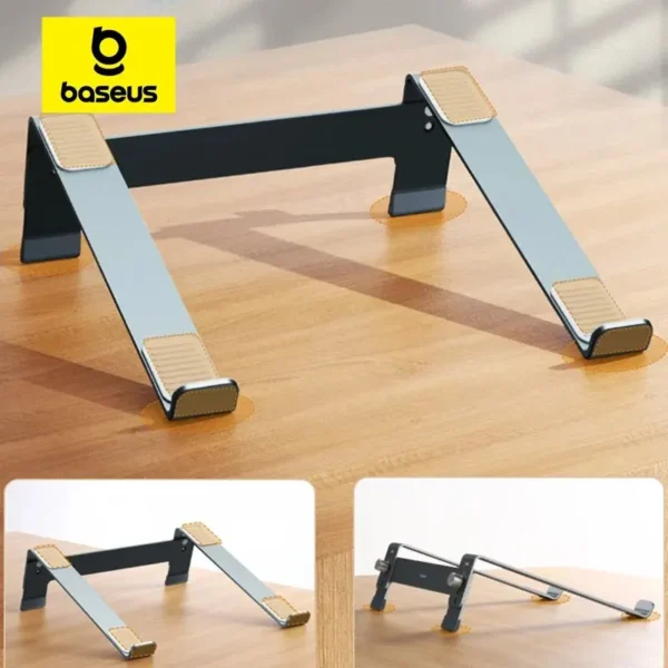 Baseus Adjustable MacBook Stand – Portable Aluminum Cooling Holder