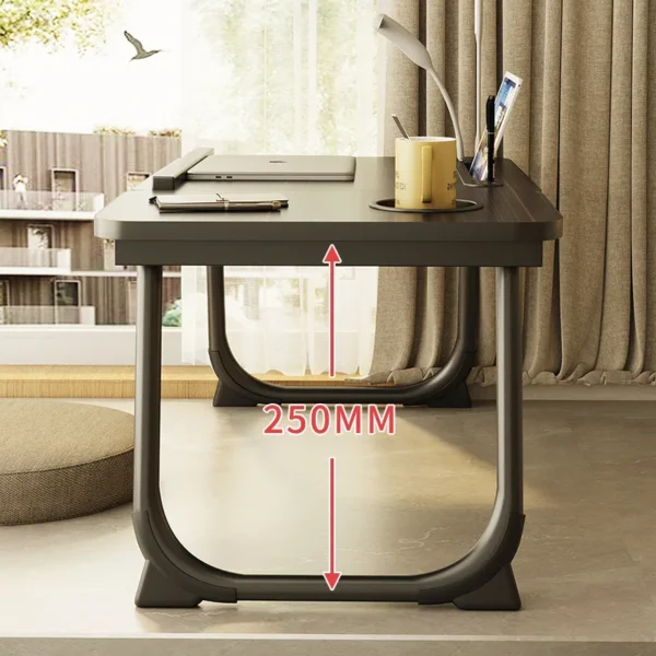 Wooden Laptop Stand Adjustable Foldable Desk For Bed, Couch & Writing - Image 2