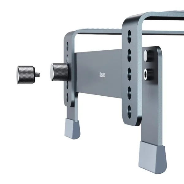 Baseus Adjustable MacBook Stand – Portable Aluminum Cooling Holder - Image 6