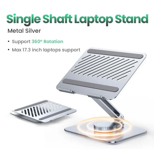 Foldable Vertical MacBook Stand – Space-Saving Laptop Holder - Image 3