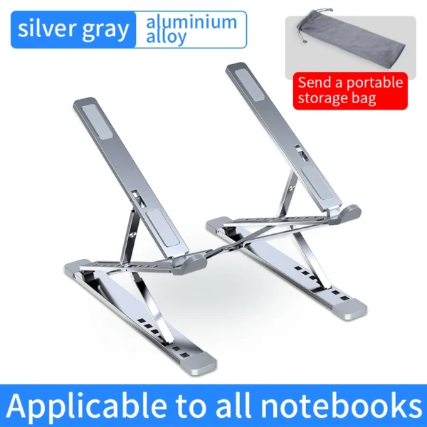 CMASO N8 Adjustable Aluminum MacBook Stand with Cooling Pad - Image 6