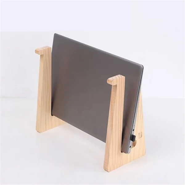 Wooden Laptop Stand Detachable Cooling Holder for Notebook 10-17 Inch - Image 5