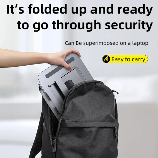 Foldable MacBook Stand 2025, Portable & Adjustable Laptop Holder - Image 6