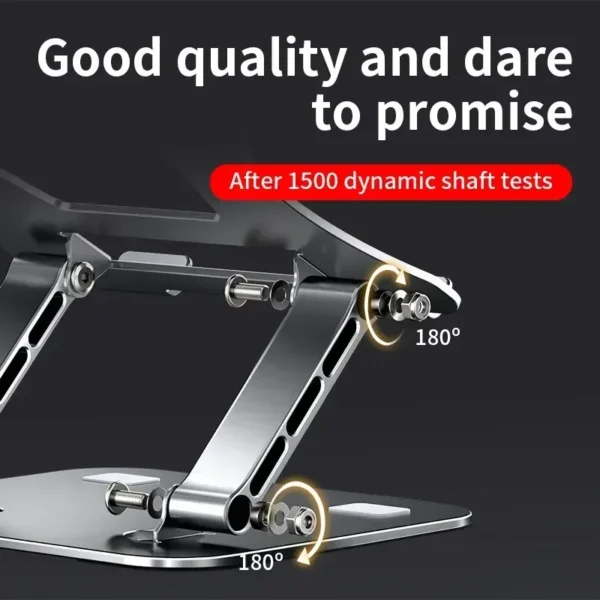 Adjustable MacBook Stand – Foldable Aluminum Laptop & Tablet Holder - Image 5