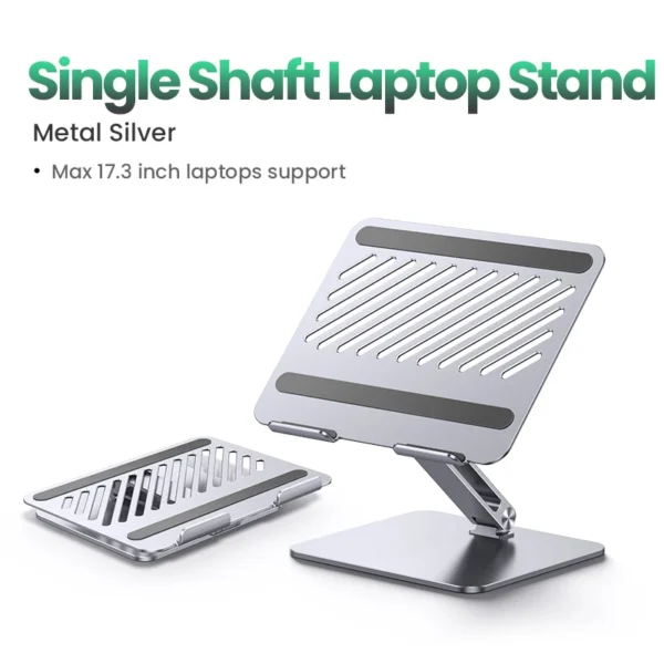 Foldable Vertical MacBook Stand – Space-Saving Laptop Holder - Image 2
