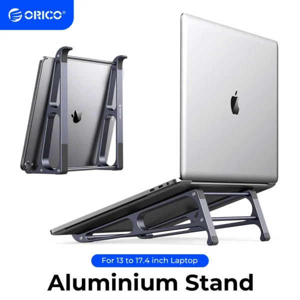 MacBook Stand: Aluminum Vertical Laptop & Tablet Holder