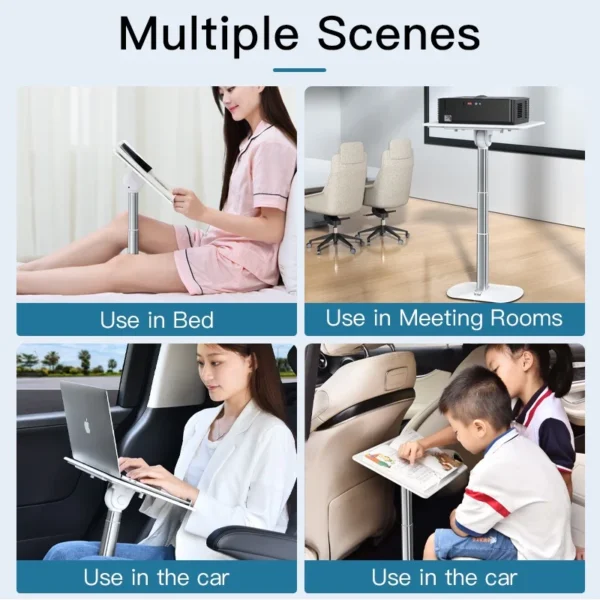 Foldable Portable MacBook Stand with Cooling Bracket Support - Image 6